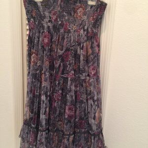 Lapis halter dress or skirt size L $30